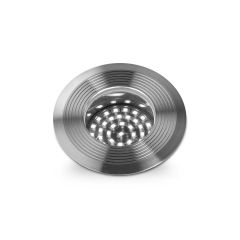 Design-Einbauleuchte Edelstahl V4A - Onyx 90 R1