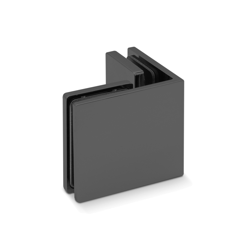 Duschbeschlag DESIGN Glas-Glas 90°