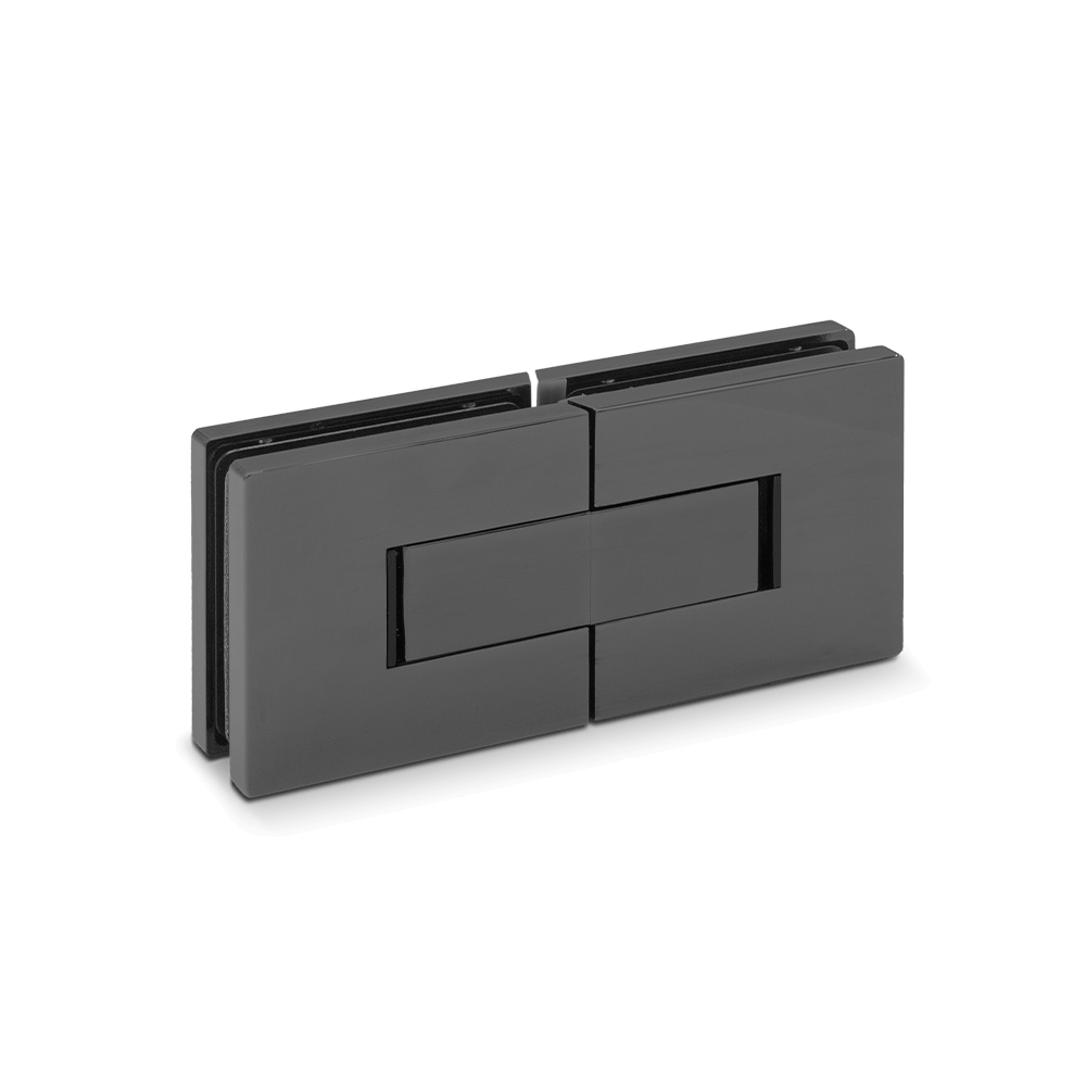 Duschtürbeschlag DESIGN Glas-Glas 180°
