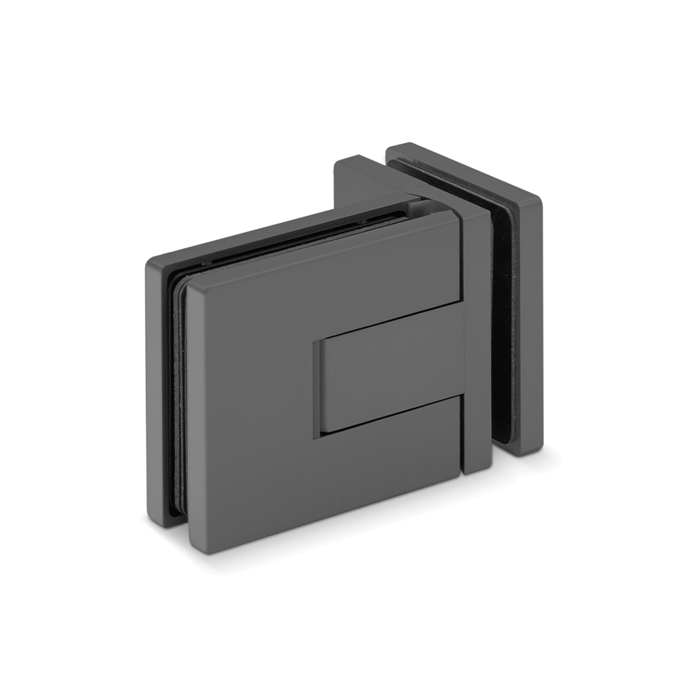 Duschtürbeschlag DESIGN Glas-Glas 90°