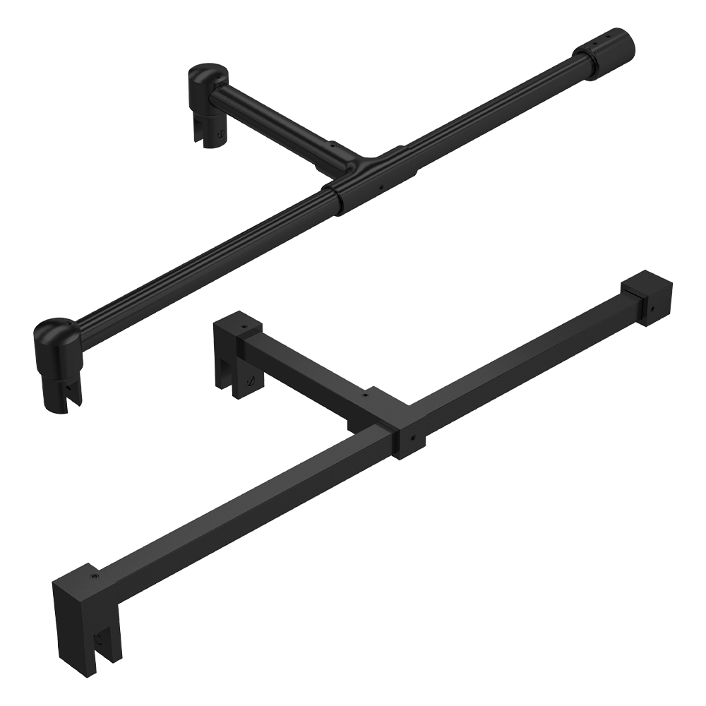 Stabilisationsstange Glas-Glas-Wand